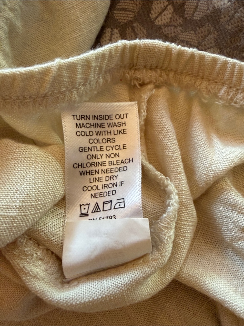 Maurices Lace-Trim V-Neck Button Front Cream Blouse - Picture 5 of 6